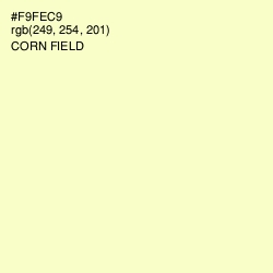#F9FEC9 - Corn Field Color Image